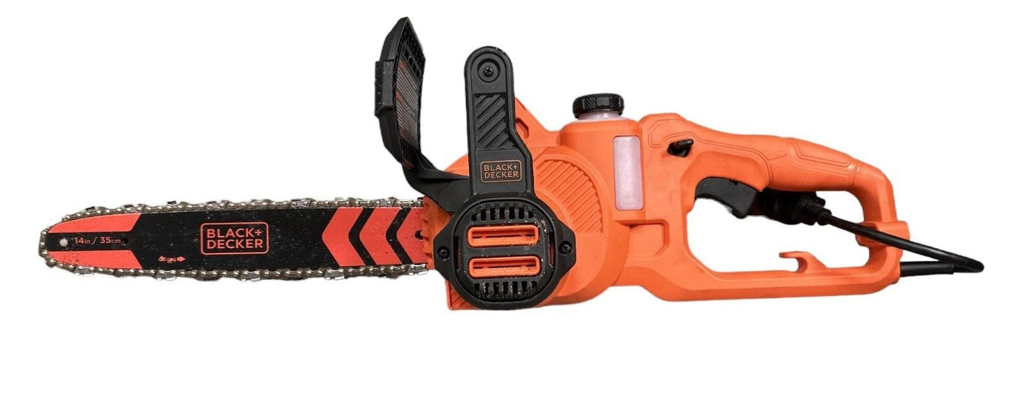 (NO CHAIN) Black & Decker BECS600 8 Amp 14" Electric Chainsaw