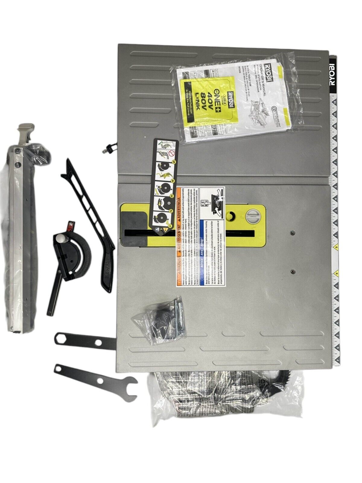 Ryobi Portable Compact Heavy Duty Table Saw 13Amp 8-1/4" -OPEN BOX-
