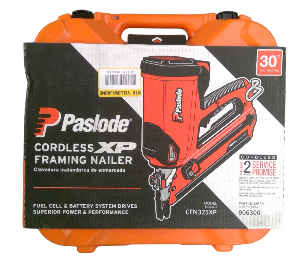 PASLODE CORDLESS CFN325XP (SB1105461) Lithium-Ion Battery 30° Framing Nailer-