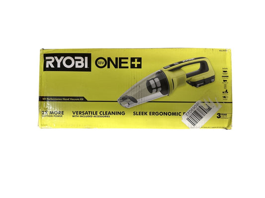 Ryobi PCL704K One+18V Cordless Hand Vacuum Kit w/ 2Ah Battery & Charger