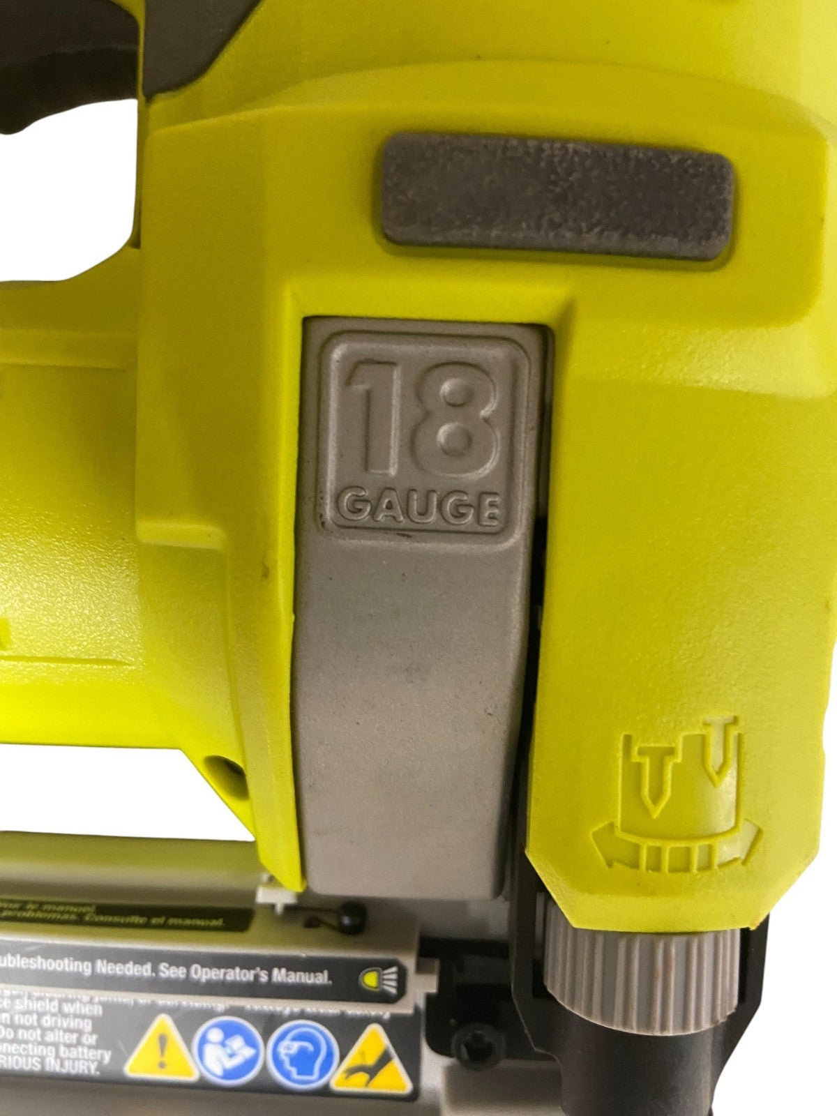RYOBI 18V AirStrike 18-Gauge Narrow Crown Stapler Tool Only - P361 - MISSING TIP