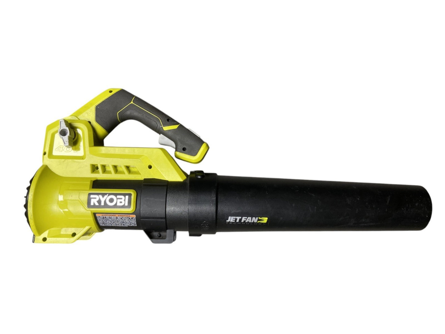 Ryobi RY40408VNM 525CFM 40V JET FAN  Cordless Leaf Blower Tool Only