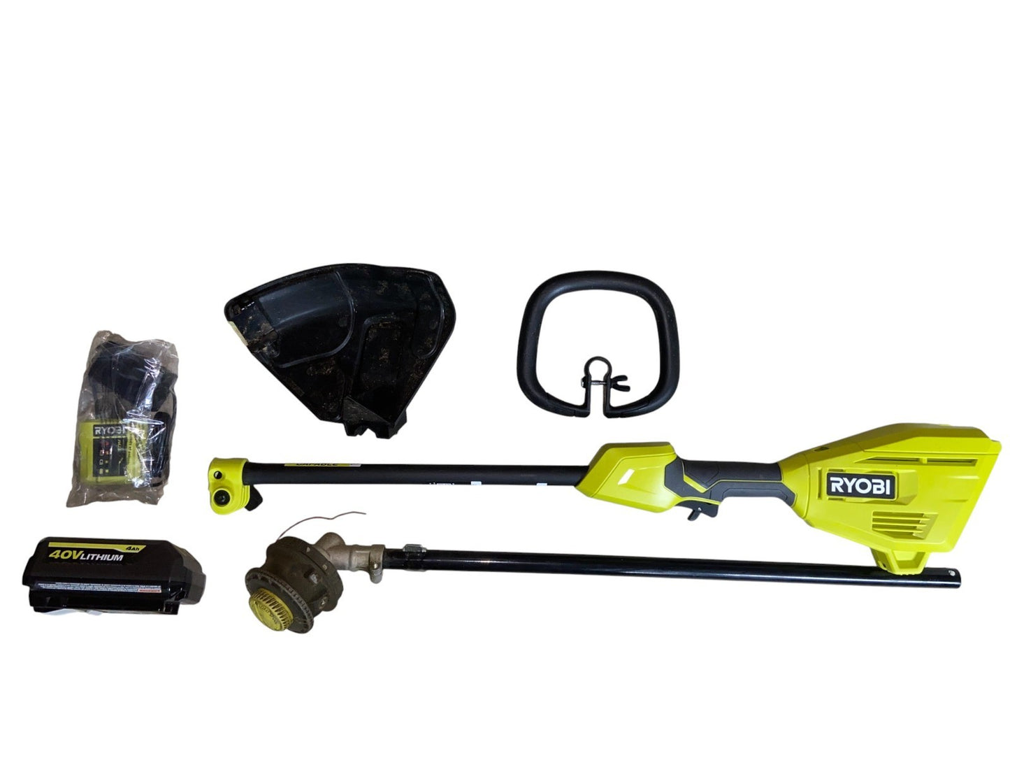 Ryobi 40V 15" Cordless Battery String Trimmer Kit w/ Battery & Charger RY40ST01K