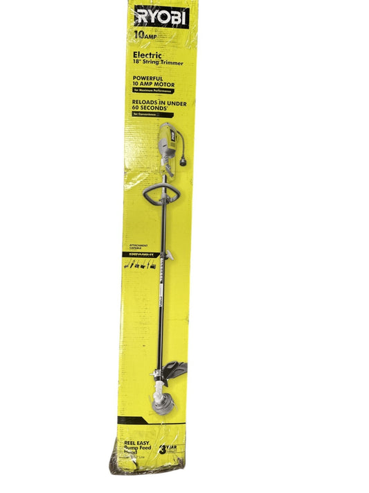 RYOBI RY41135 18" 10 Amp  Electric String Trimmer (MISSING SCREW FOR GUARD)