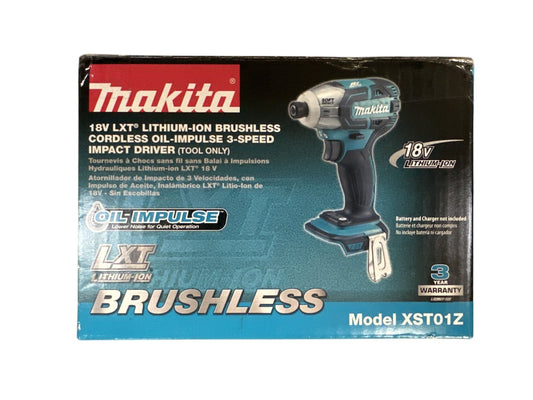 Makita XST01Z 18V LXT Brushless 3-Speed Impact Driver -OPEN BOX- TOOL ONLY