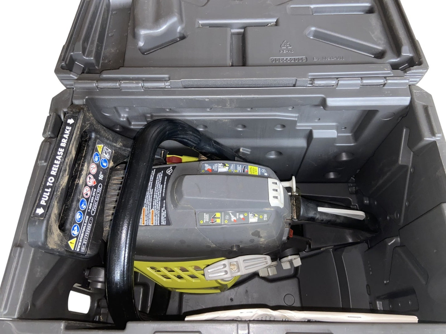 RYOBI RY3716 16 in. 37cc 2-Cycle Gas Chainsaw with Heavy-Duty Case