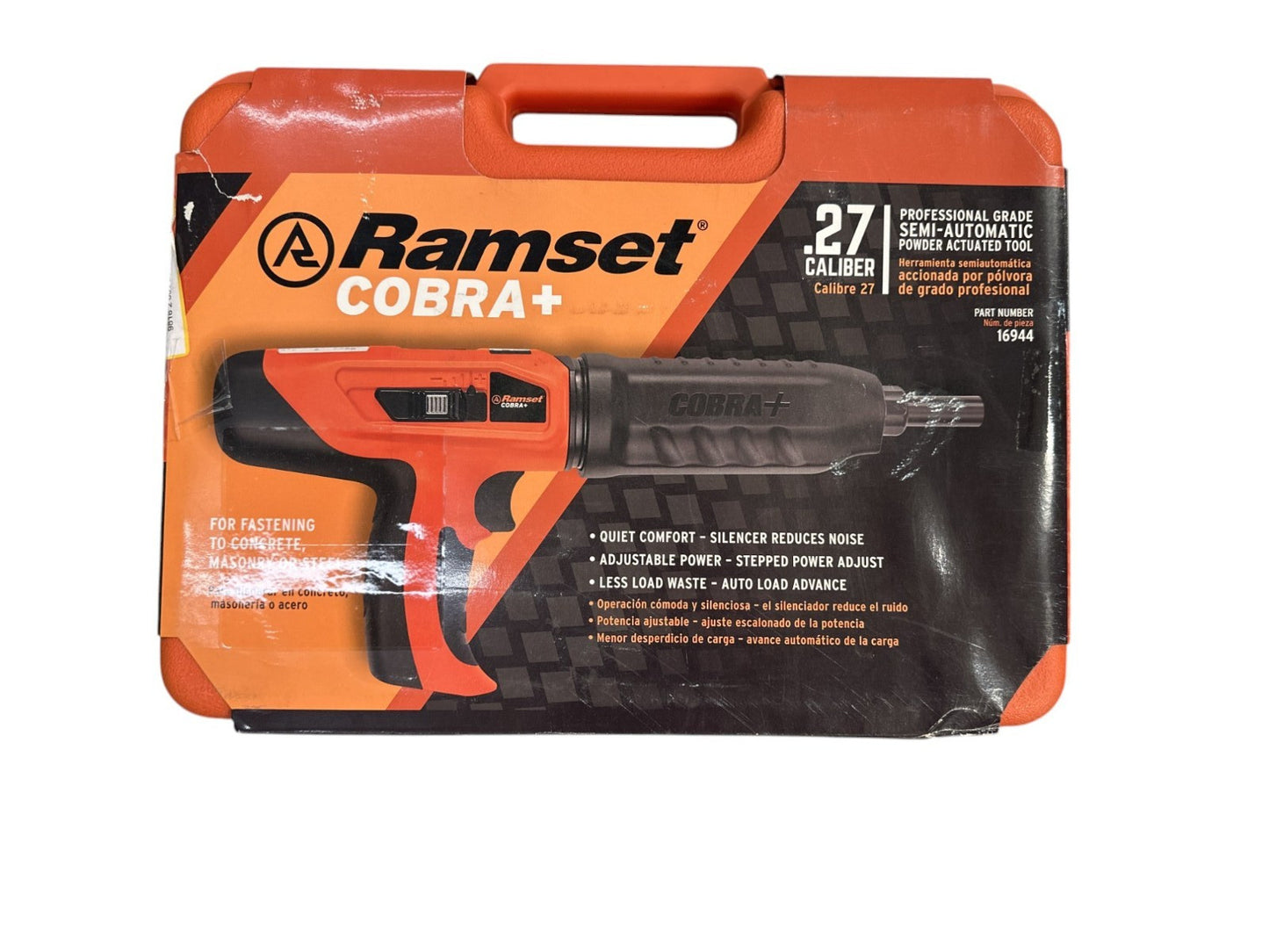 Ramset Cobra Plus .27 Semi Auto Powder Actuated Tool 16944 (NEW MODEL) -USED-