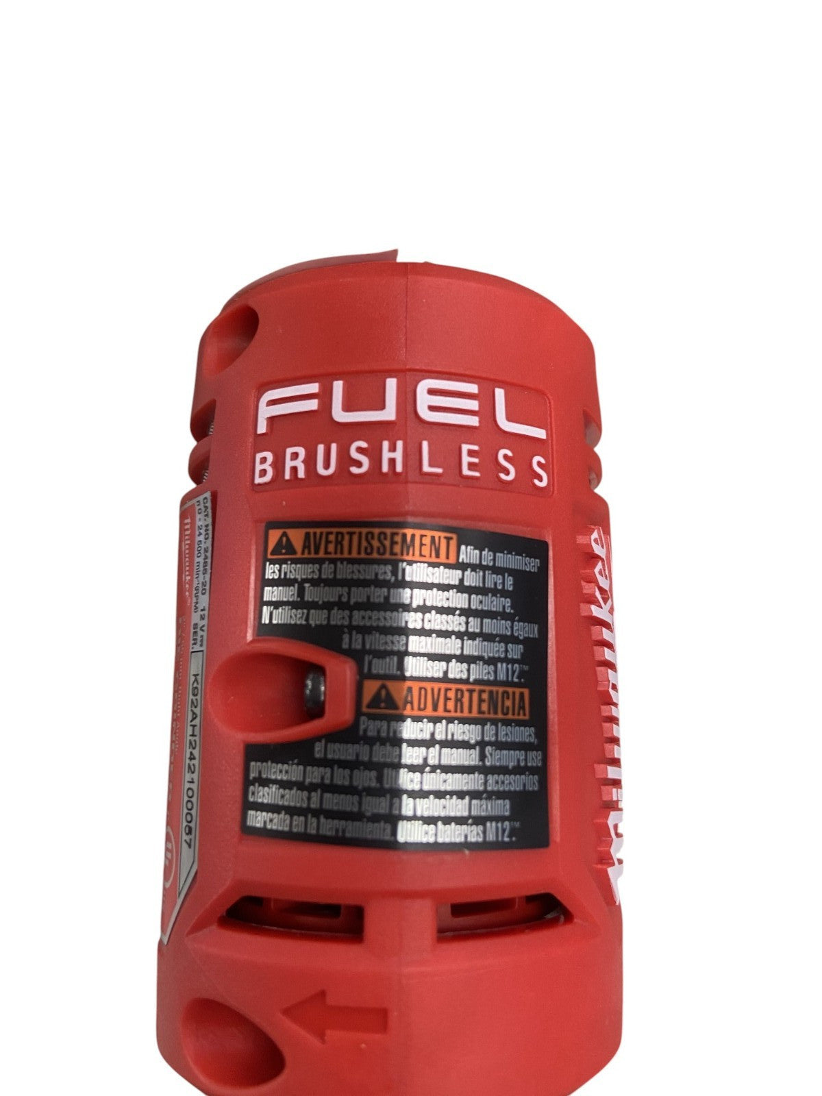 Milwaukee M12 FUEL 12V Right Angle Die Grinder (2485-20) - (TOOL ONLY)