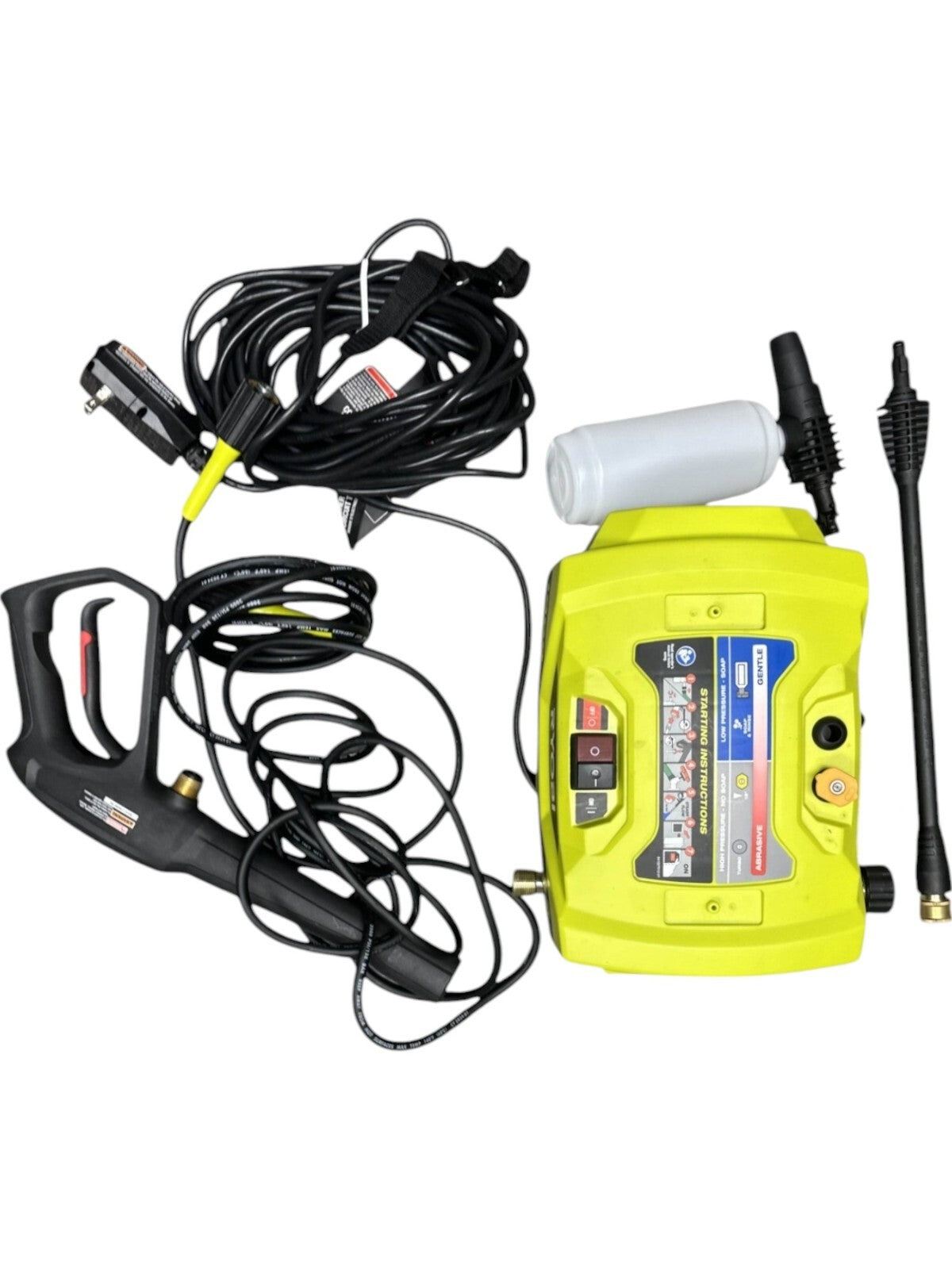 RYOBI 1800 PSI 1.2 GPM Cold Water Electric Pressure Washer - RY141802 ---READ--