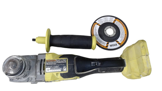 Ryobi One+ HP PBLAG01B Green Black 18 Volt Brushless Cordless Angle Grinder-READ