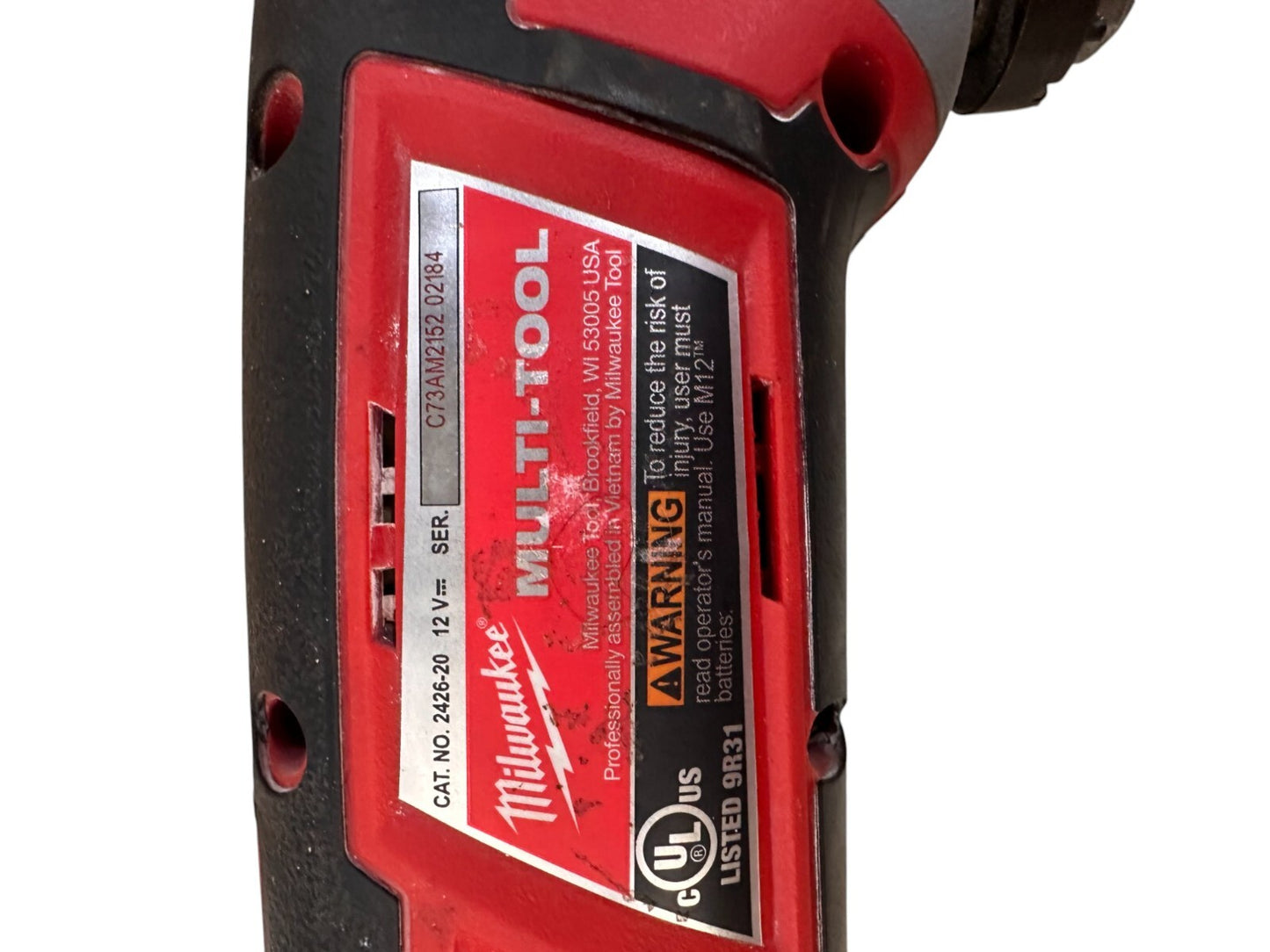 Milwaukee 2526-20 M12 12V Fuel Brushless Oscillating Multi-Tool (TOOL ONLY)