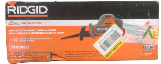 RIDGID R8648B 18V SubCompact Brushless Reciprocating Saw (Tool Only)