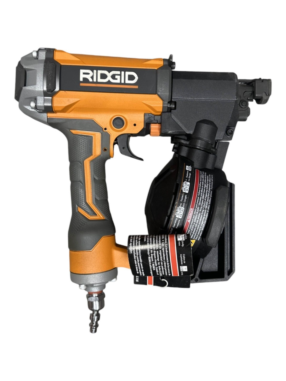 RIDGID R175RNF 15 Degree 1-3/4 in. Coil Roofing Nailer-READ-