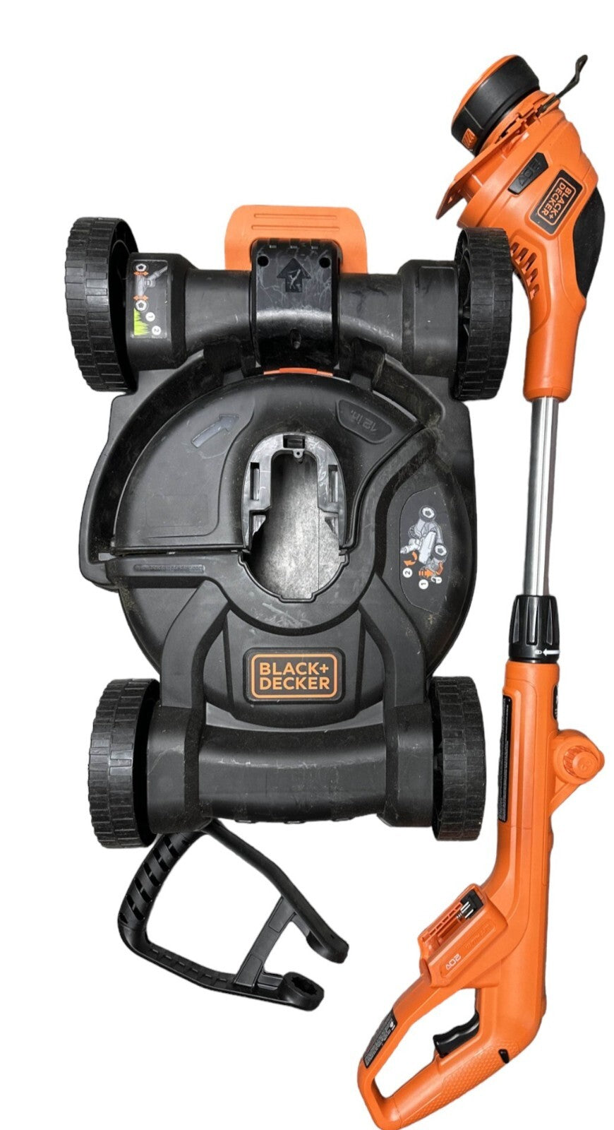 Black + Decker MTC220 20V MAX 12" 3 In 1 Compact Mower -TOOL ONLY-USED