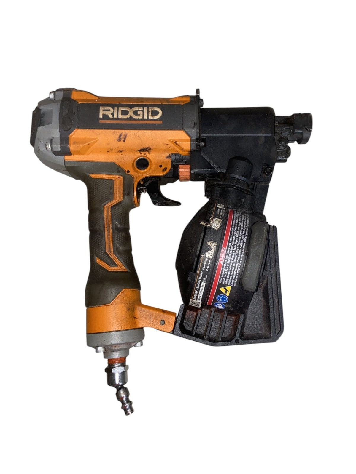 RIDGID R175RNF 15 Degree 1-3/4 in. Coil Roofing Nailer (Dirty!)