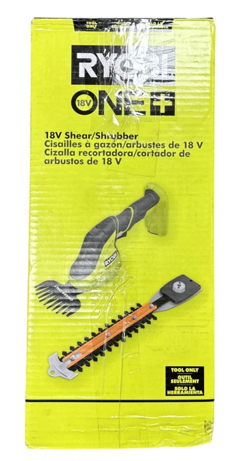 RYOBI ONE+ 18V Cordless Grass Shear/Shrubber Trimmer (Tool Only)