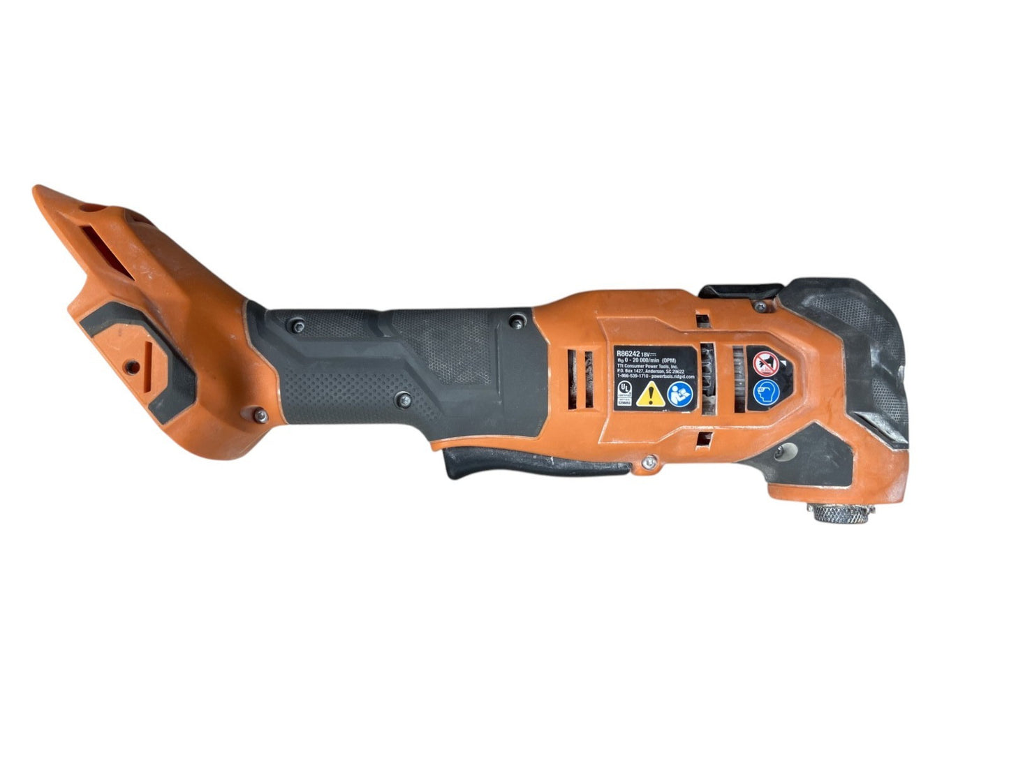 Ridgid 18V Brushless Oscillating Multi Tool (Tool Only) R86242B (NO ATTACHMENTS)