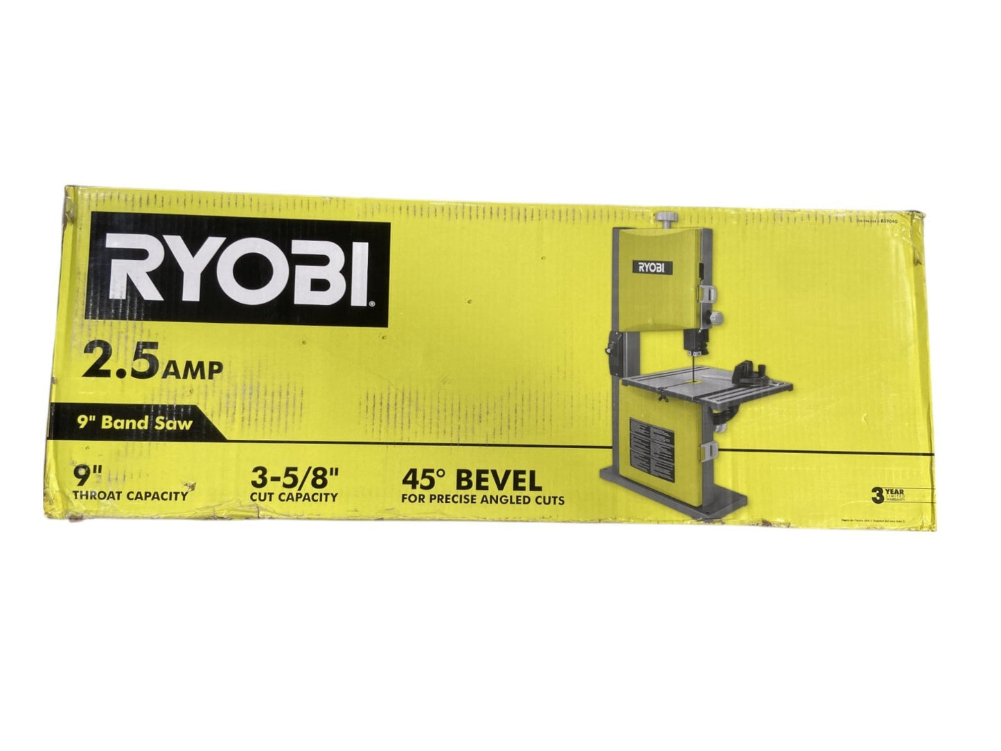 RYOBI 2.5 Amp 9 in. Band Saw - BS904G (READ DESCRIPTION!!)