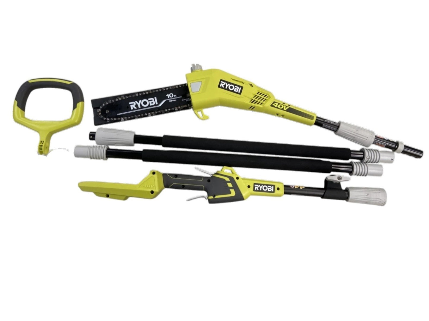 Ryobi RY40560 10" 40V  Pole Saw - Tool Only - MISSING STRAP & WINGNUT FOR HANDLE