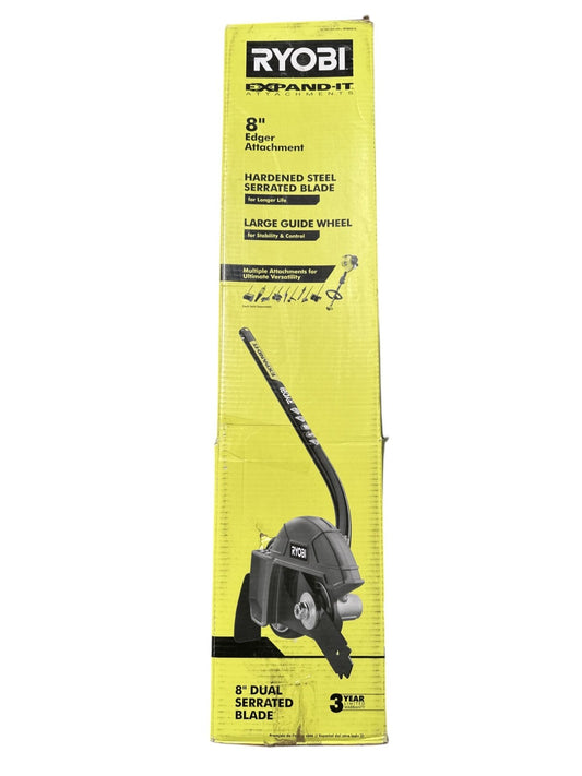 Ryobi Expand It 8" Edger Attachment Universal Steel Straight Shaft RYEDG (Dirty)