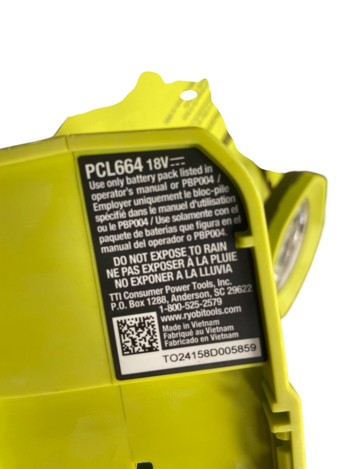 RYOBI ONE+ 18V LED Magnifying Clamp Light (Tool Only) PCL664