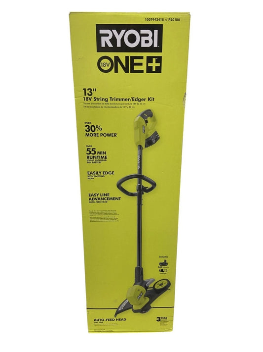 Ryobi P20180 18V 13" Cordless Battery String Trimmer/Edger - (Tool Only) Dirty!