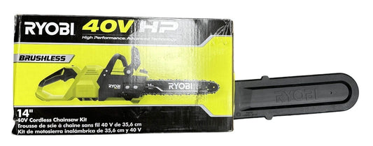 Ryobi RY405100 14" 40V HP Brushless  Cordless Chainsaw (TOOL ONLY)