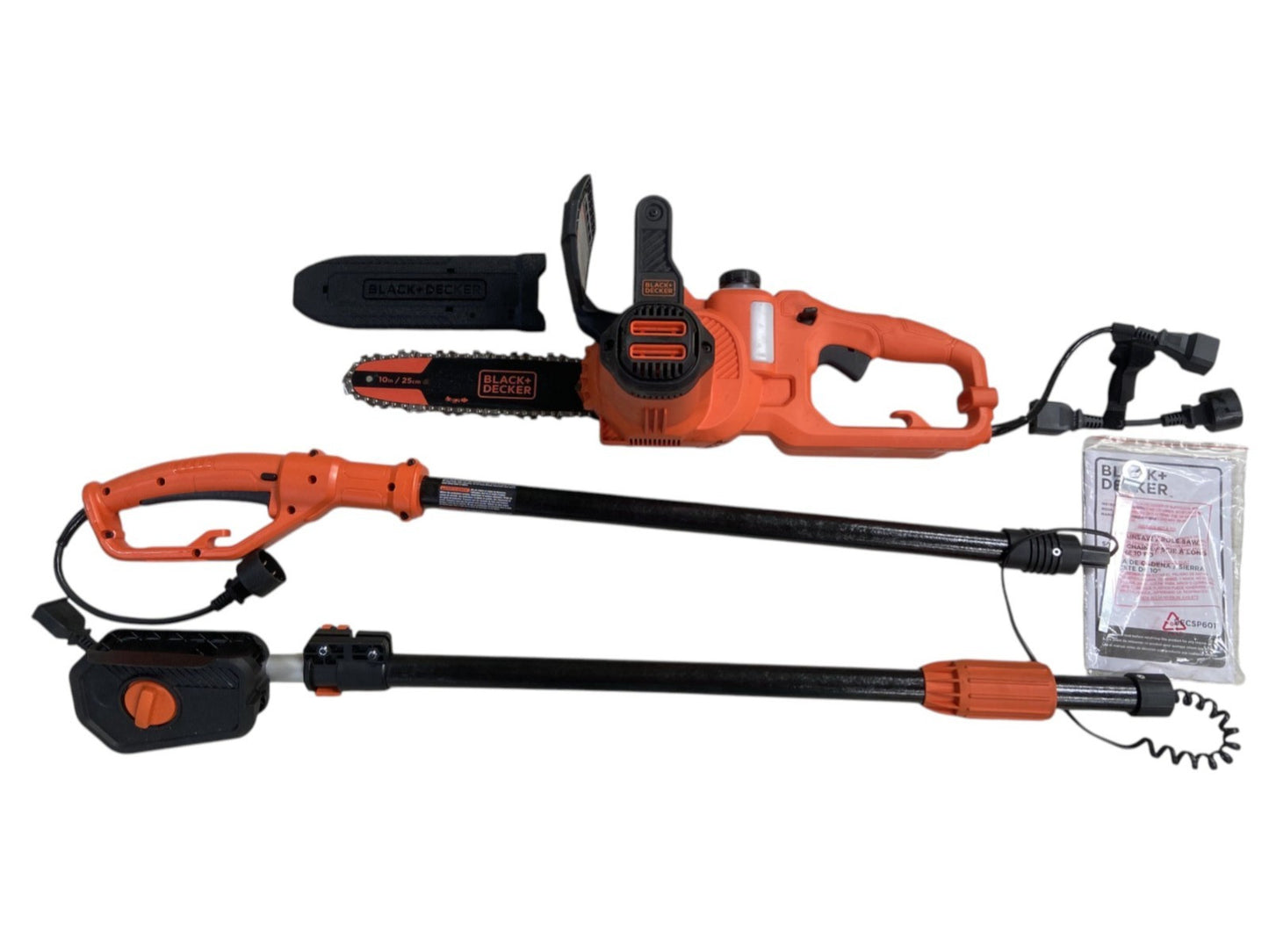 BLACK+DECKER 10 in. 8 Amp Electric Chain and Pole Saw