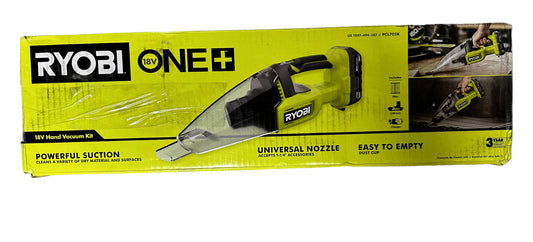 RYOBI PCL705K 18V ONE+ Multi-Surface Handheld Vacuum Kit