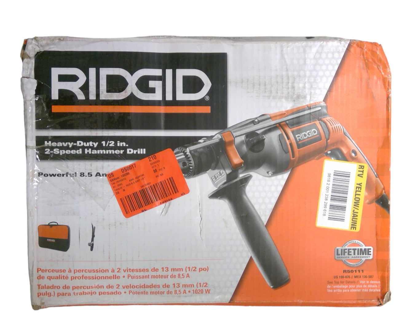 RIDGID R50111 1/2" Heavy Duty Hammer Drill