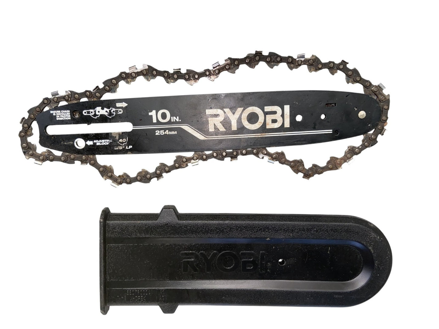 (Read) RYOBI P2520 18v 10" Brushless Chainsaw (TOOL ONLY) - MISSING CHAIN GUARD