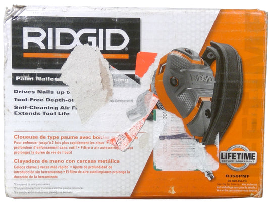 RIDGID R350PNF Pneumatic 3-1/2 in. Mini Palm Nailer