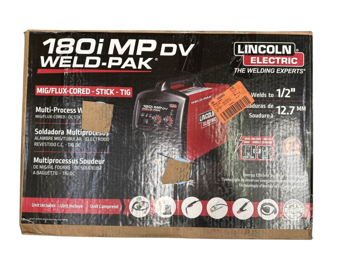 Lincoln Electric 180i MP DV Weld-Pak Mig/Flux-Cored - WELDER ONLY-READ-
