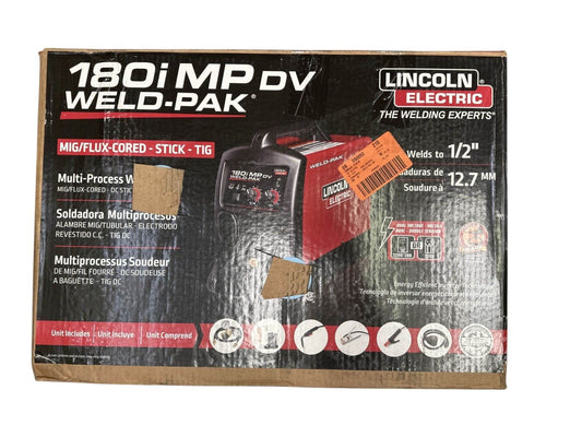 Lincoln Electric 180i MP DV Weld-Pak Mig/Flux-Cored - WELDER ONLY-READ-