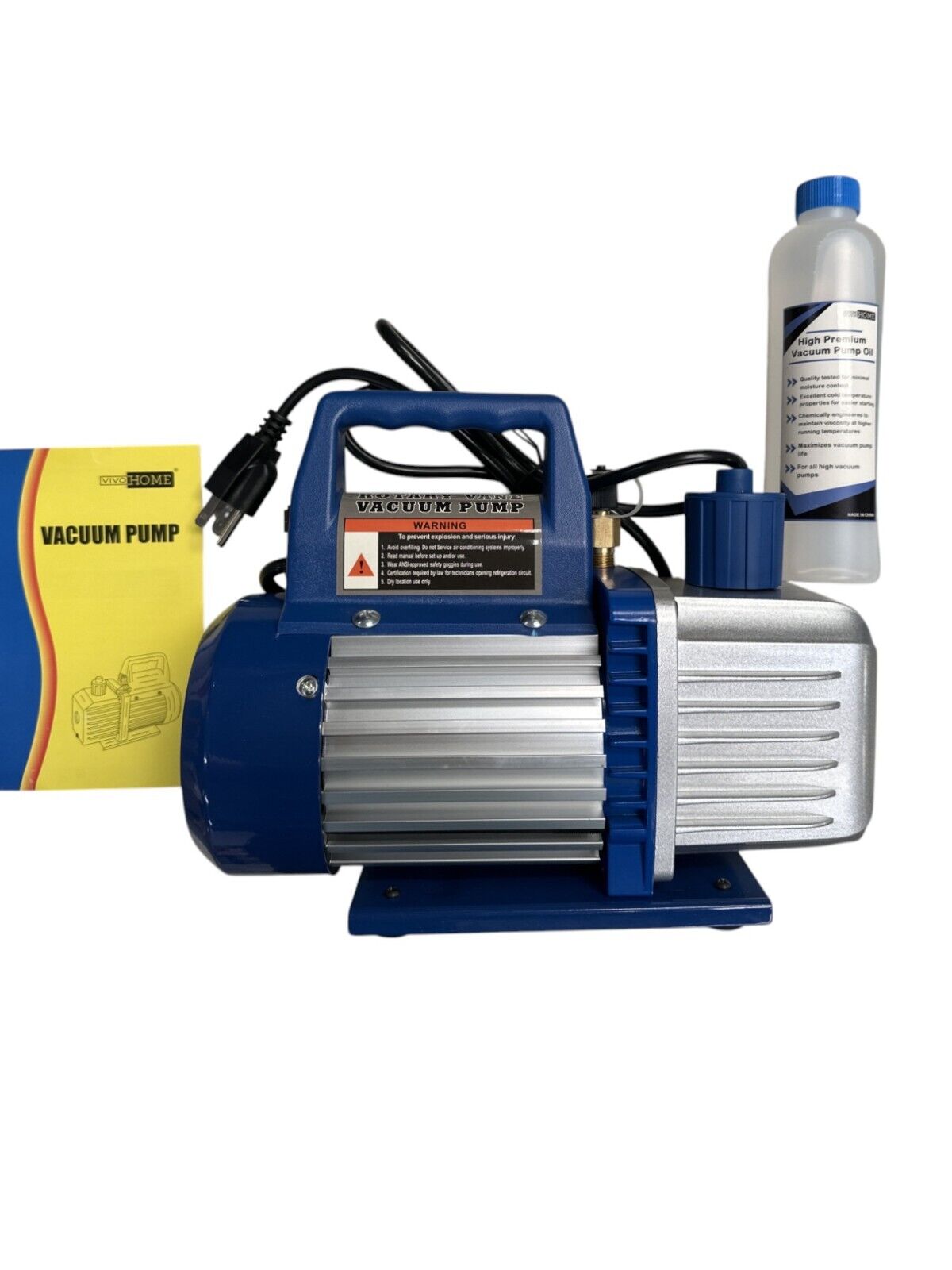 Vivo Home VH322 110V 1/3 HP 4CFM Single Stage Rotary Vane Air Vacuum Pump