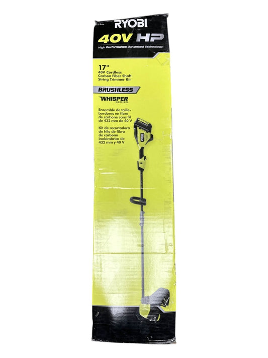 RYOBI RY402011 40V HP Brushless Whisper Series 17" Cordless Carbon Fiber