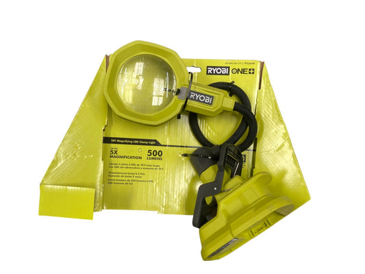 RYOBI ONE+ 18V LED Magnifying Clamp Light (Tool Only) PCL664