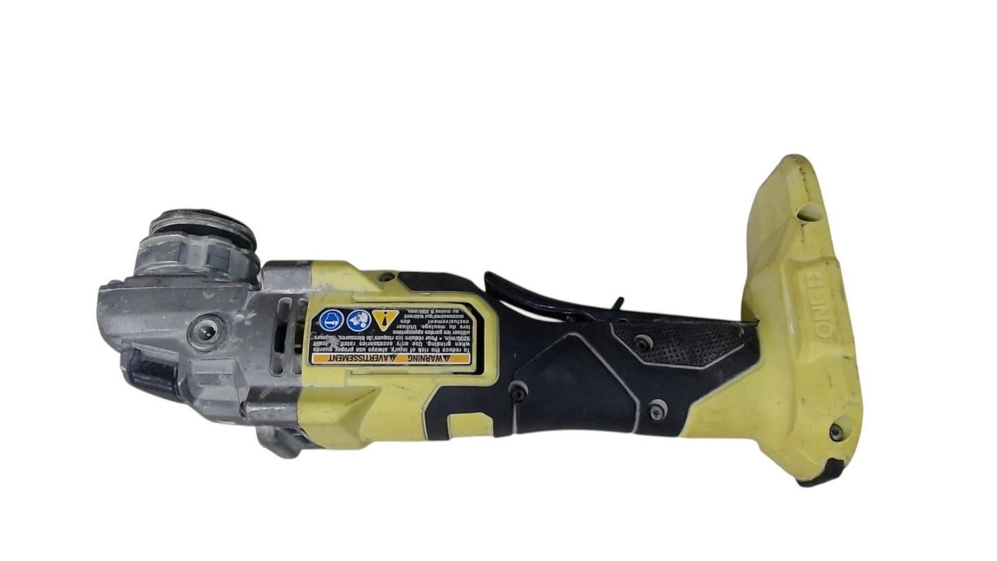 Ryobi One+ HP PBLAG01B Green Black 18 Volt Brushless Cordless Angle Grinder-READ