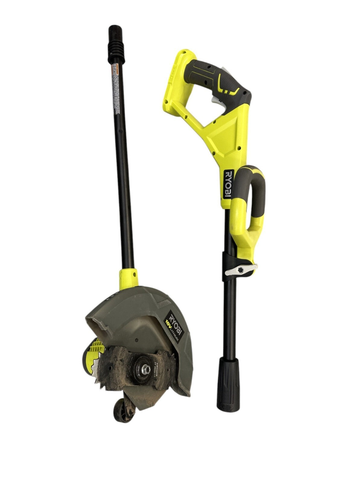 RYOBI P2300 9" 18v Lithium-Ion Battery Edger (Tool Only)-MISSING BACK WHEEL-