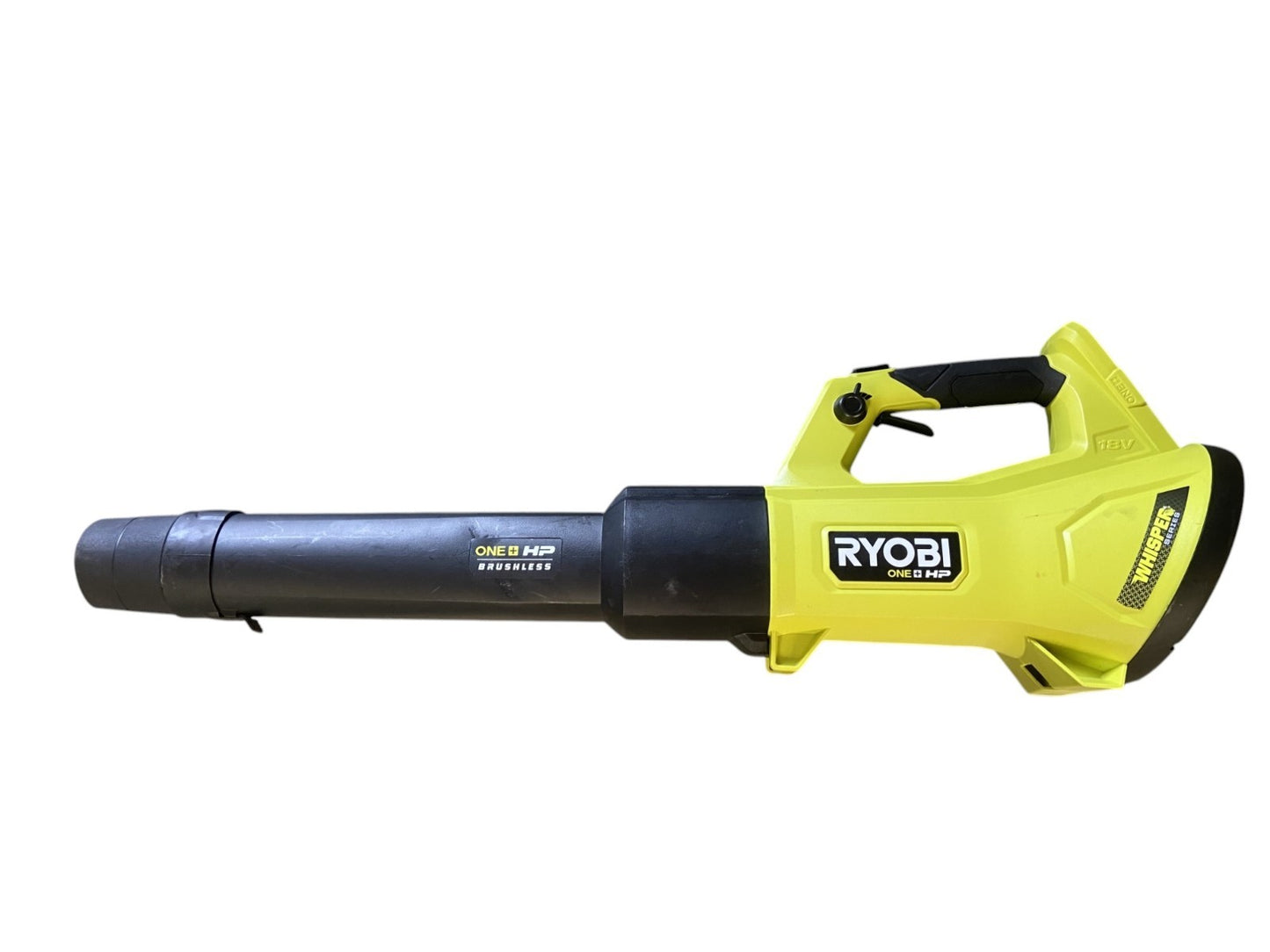 Ryobi 18V HP Brushless Whisper 450CFM Handheld Leaf Blower (P21014BTL) Tool Only