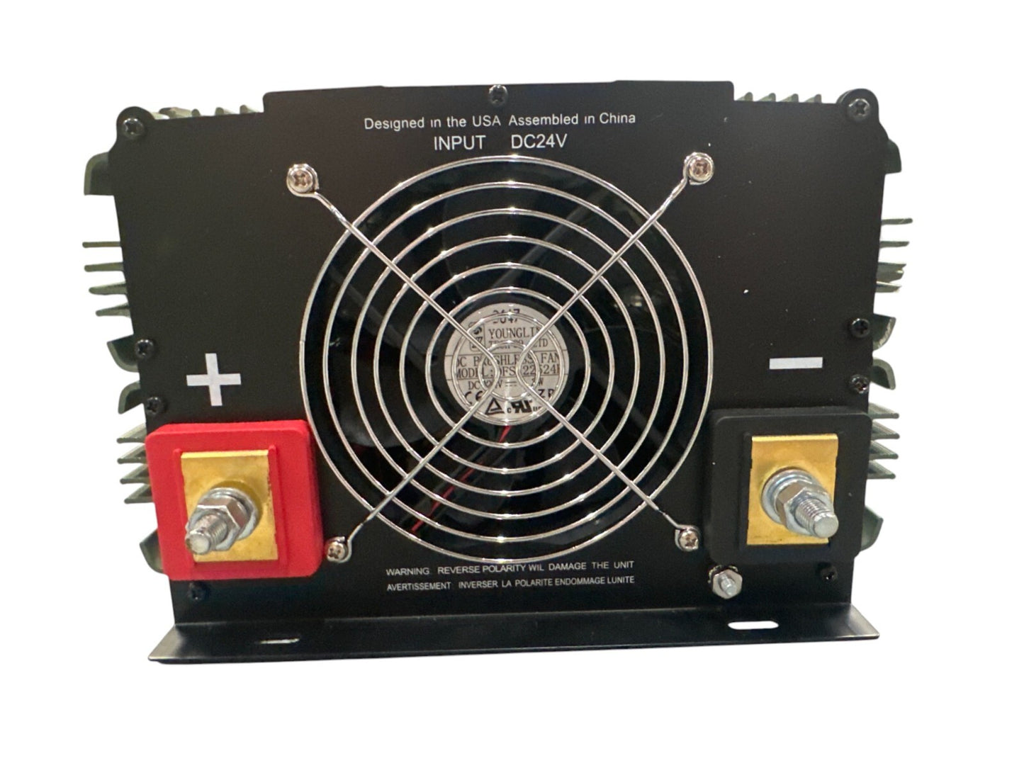 Power Bright 3500 Watt 24V Power Inverter, 4 110V AC Outlets -ML3500-24