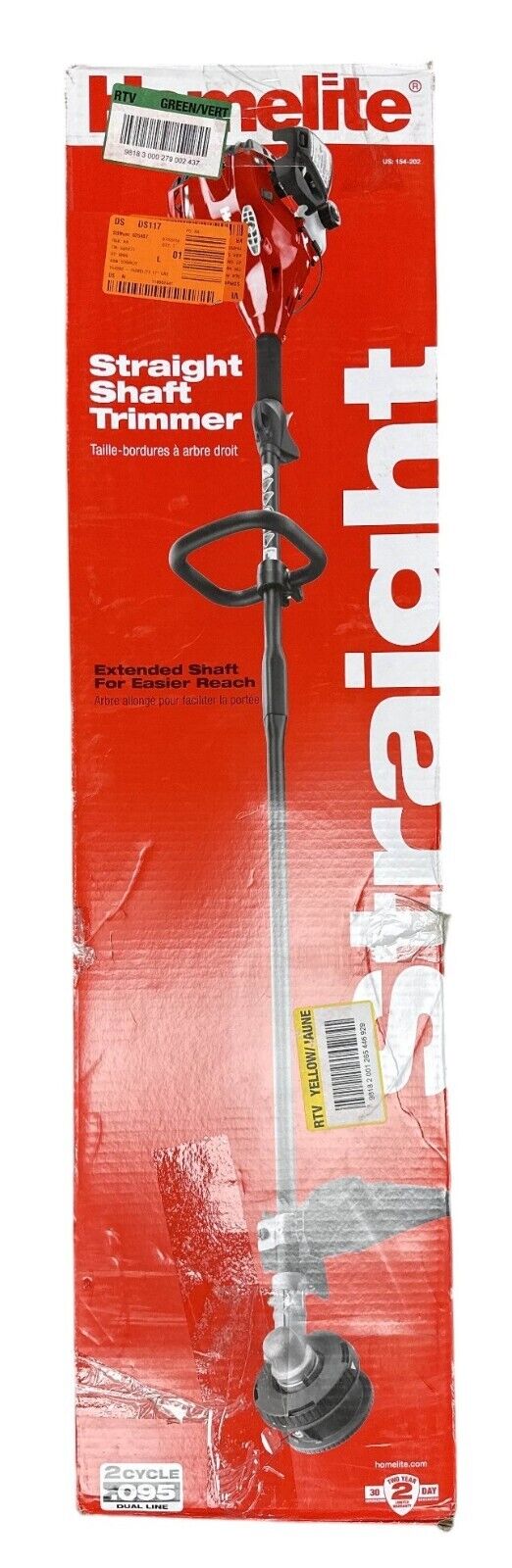 Homelite 2-Cycle 26cc Straight Shaft Gas Trimmer