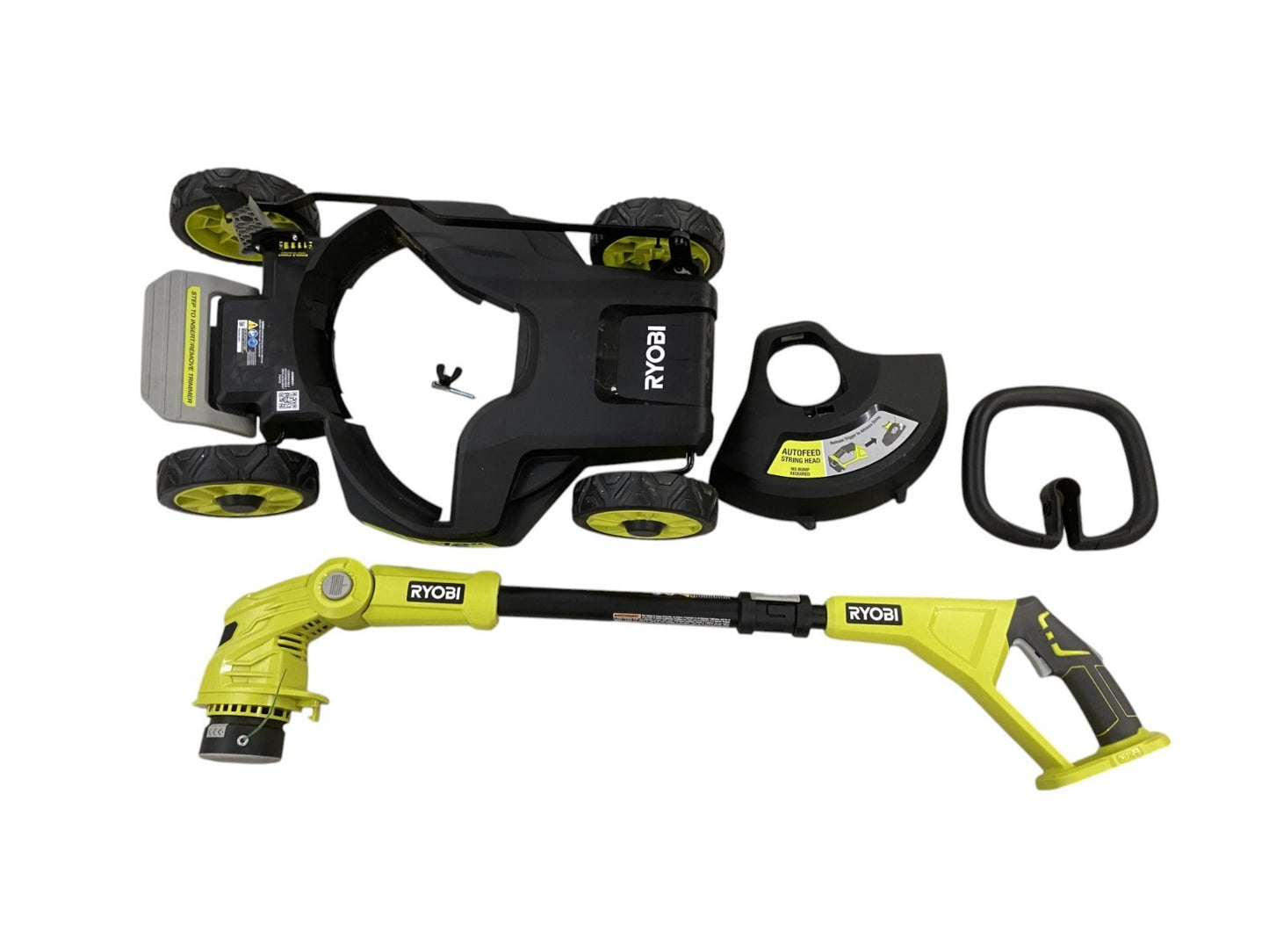 Ryobi 18V 12" Battery 3-in-1 Mower, String Trimmer, Edger (Tool Only) READ DESC!