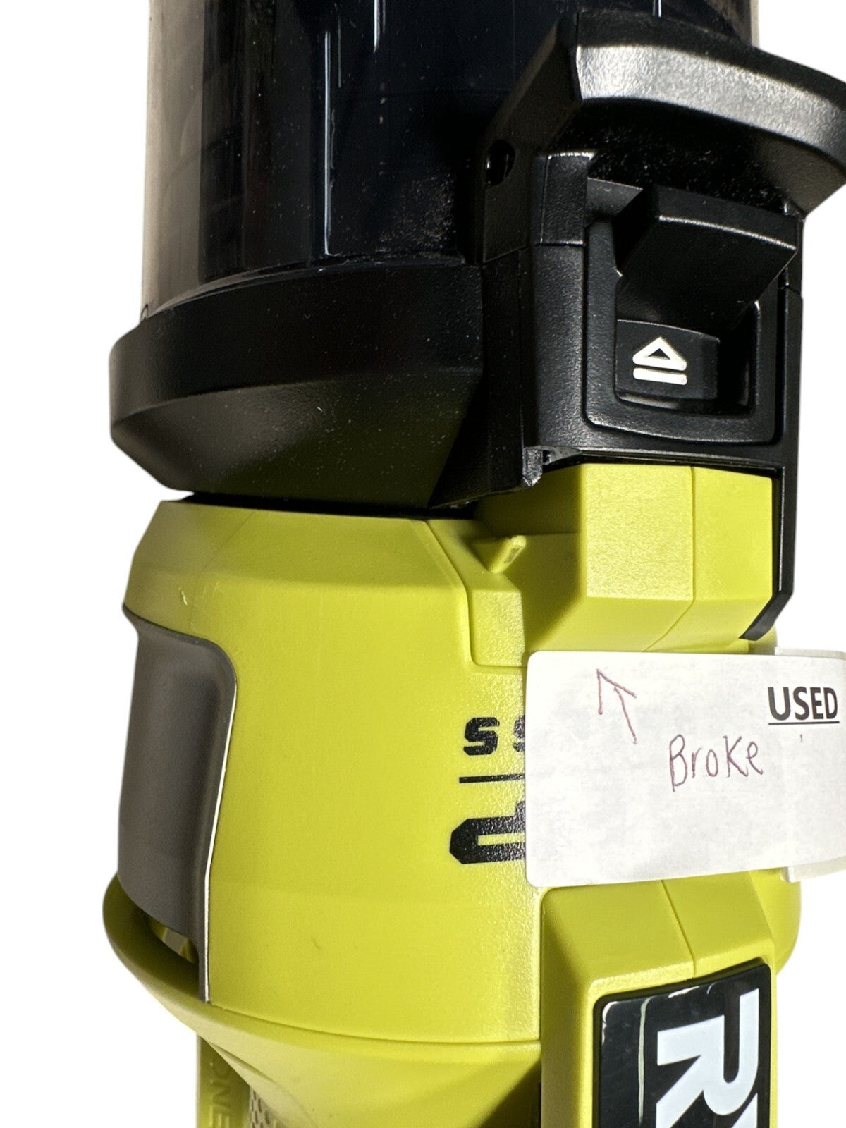 READ- RYOBI PBLSV716B HP 18V Brushless Stick Vacuum Cleaner (Tool Only) - Dirty!