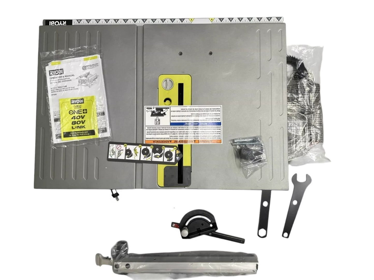Ryobi Portable Compact Heavy Duty Table Saw 13Amp 8-1/4" (MISSING PUSH STICK)