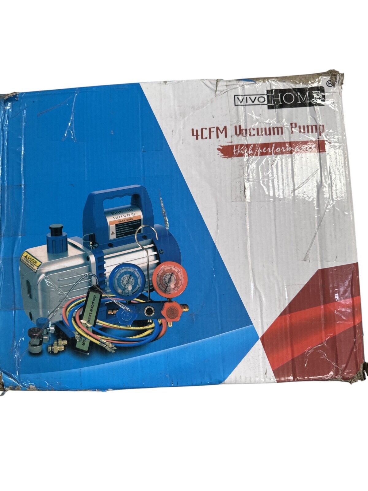 Vivo Home VH322 110V 1/3 HP 4CFM Single Stage Rotary Vane Air Vacuum Pump