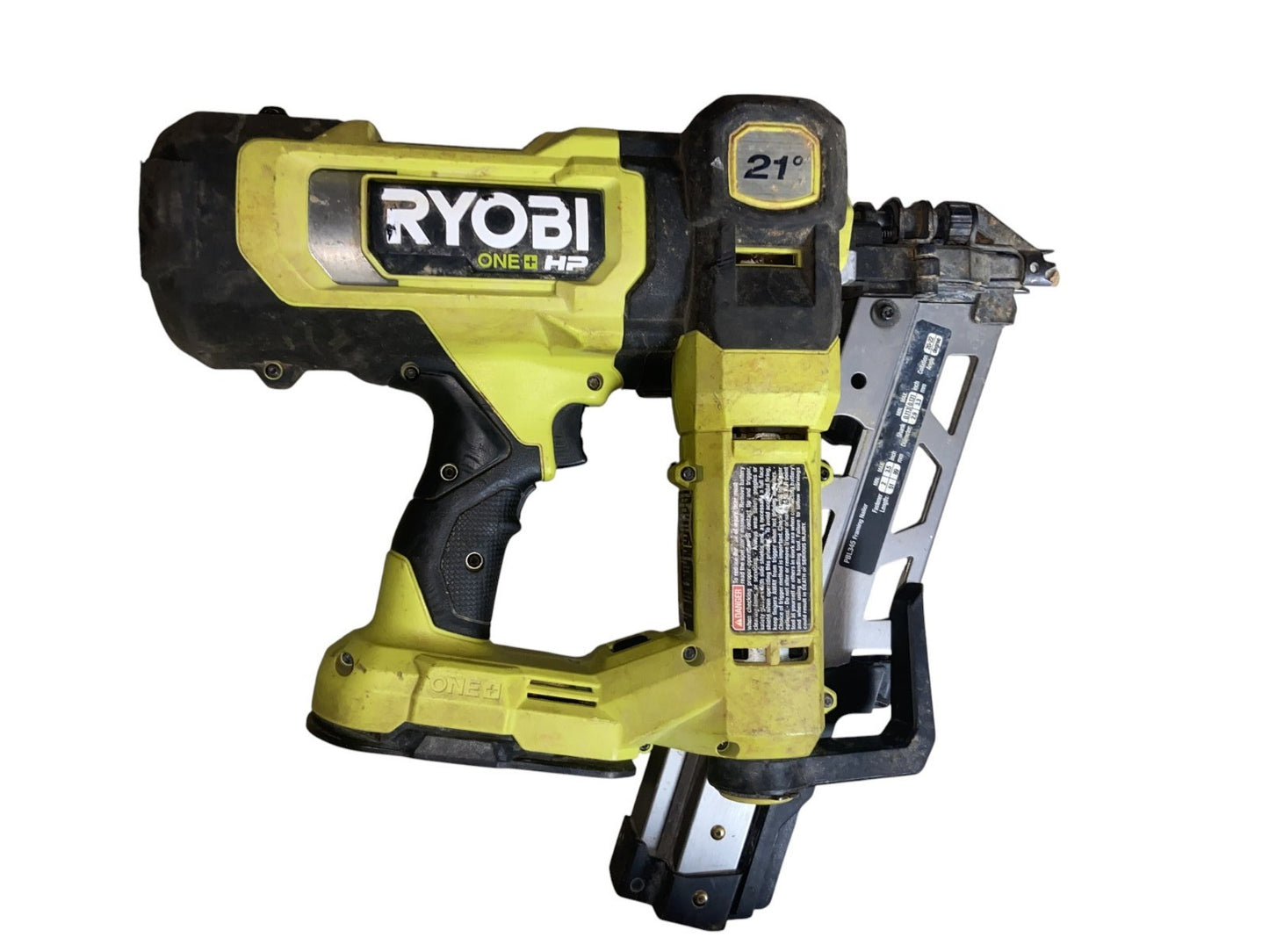 RYOBI PBL345B 18V Brushless 21-Gauge Framing Nailer (Tool Only) - Dirty