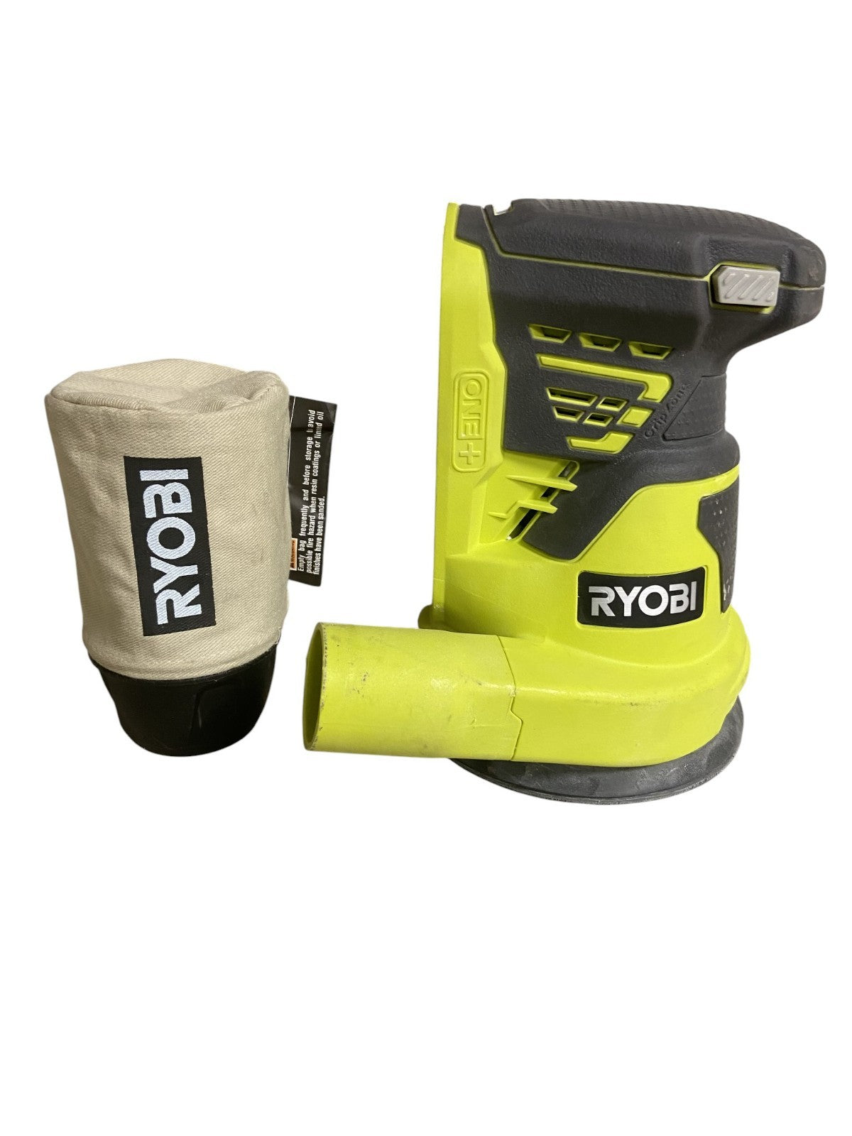 Ryobi P411 ONE+ 18-Volt 5 in. Cordless Random Orbit Sander Tool & Dust Bag Only