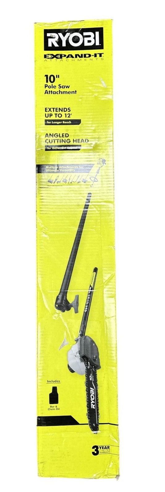 RYOBI Expand-It 10" Universal Pole Saw Attachment (NO STRAP)