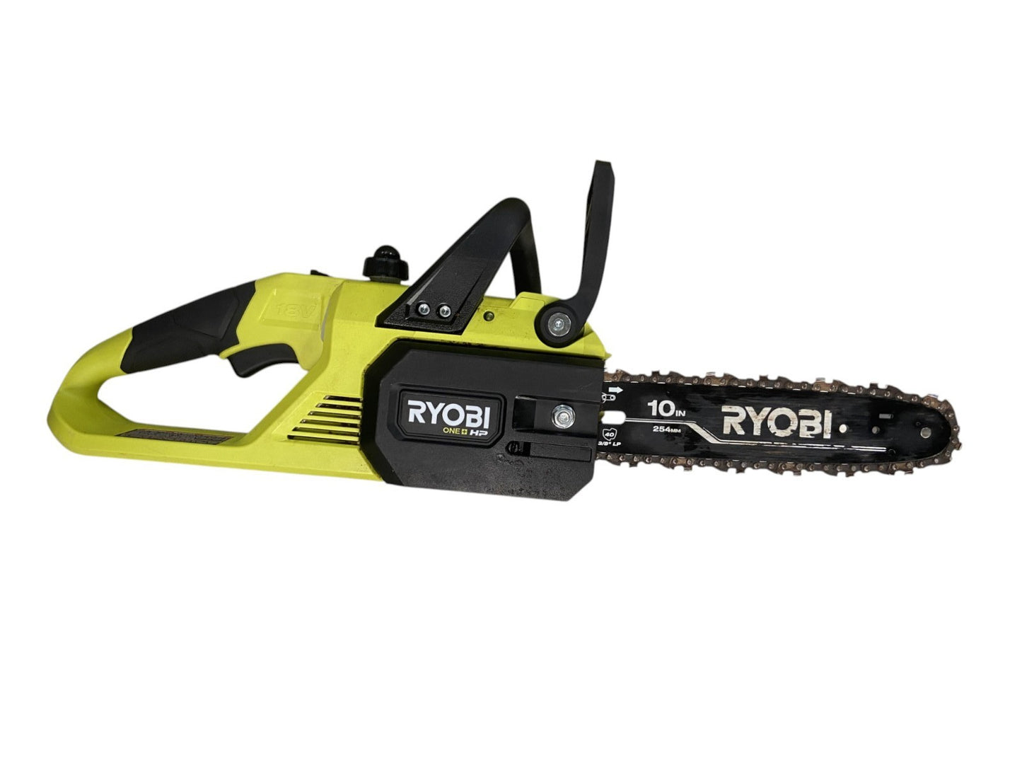RYOBI P2502 18v 10" Brushless Chainsaw (TOOL ONLY) - DIRTY BLADE